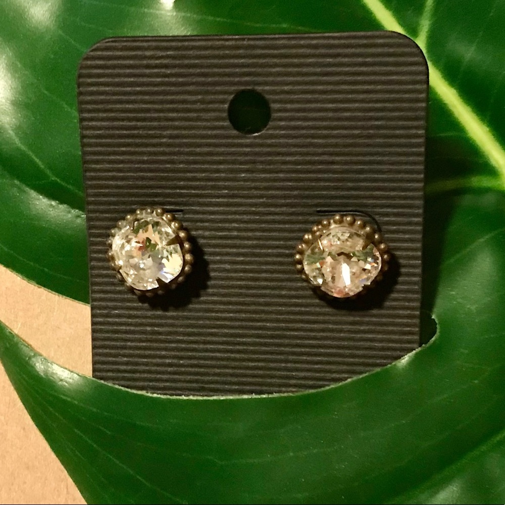 Anthropologie x Sorelli Swarovski Crystal Earrings